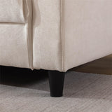 Oversized Modular Sectional Fabric Sofa Set with Reversible Chaise