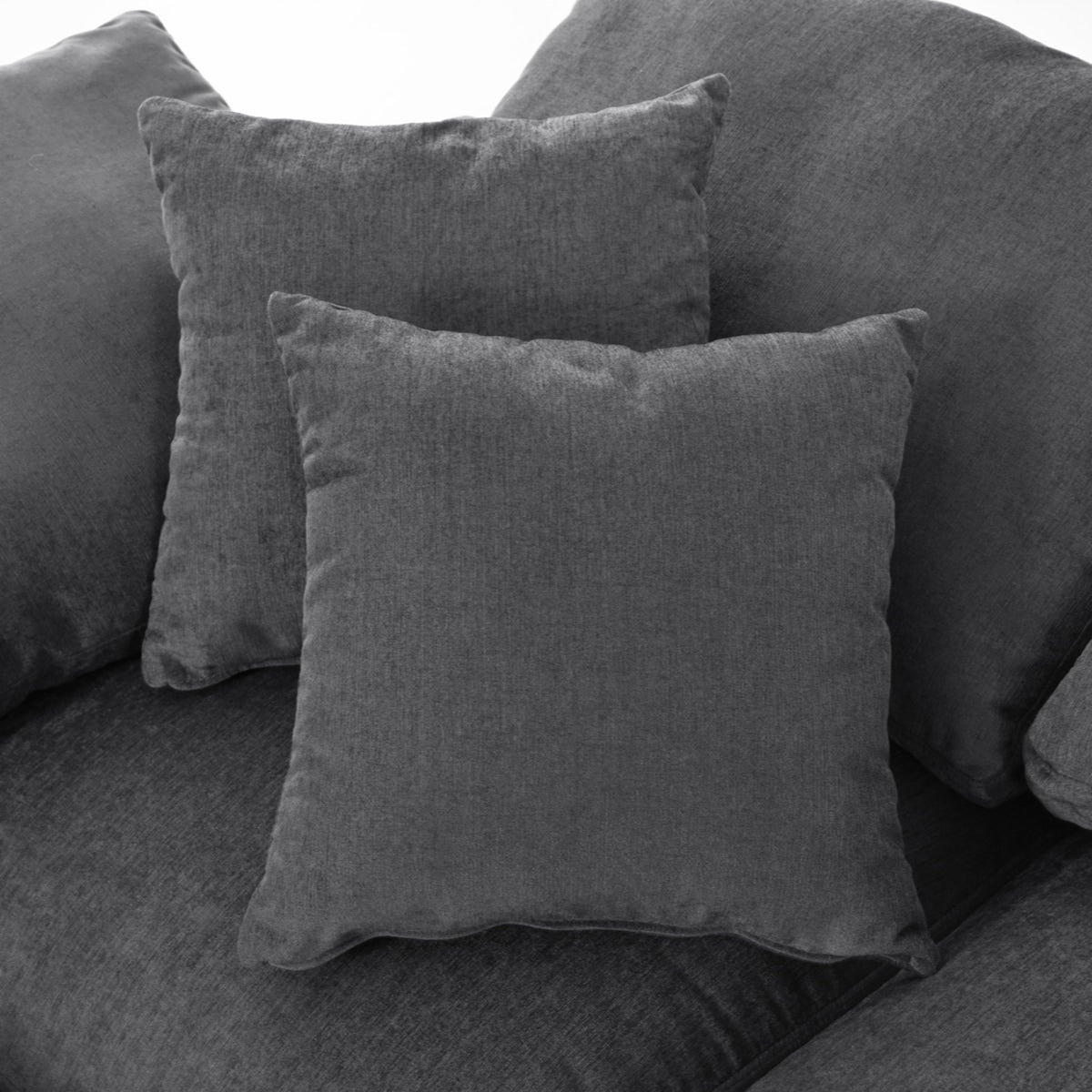 Oversized Modular Sectional Sofa, Chenille U-Shaped Couch with Chaise/Ottoman, 7 Seater Living Room Furniture Sets