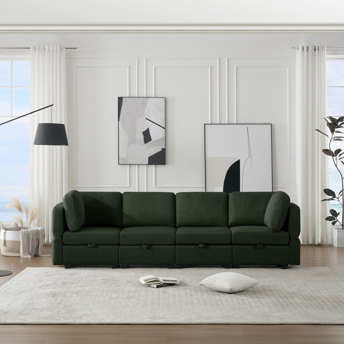 Oversized Modular Sofa Couch Modular Sectional Sofa 4 Seater Modular C