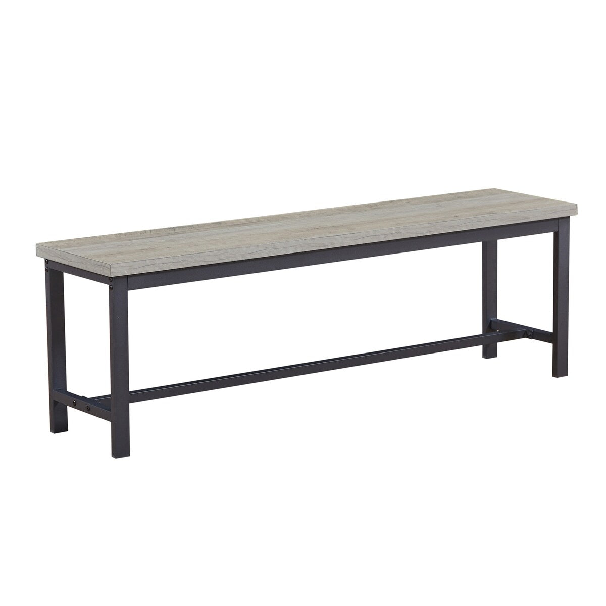 Oversized Particle Board 3 Piece Dining Table and Chair Set for 6