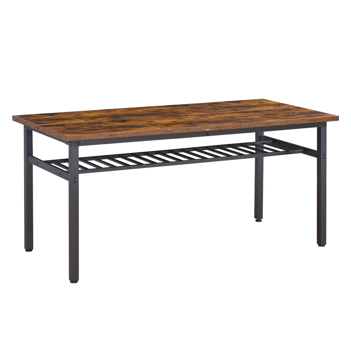 Oversized Particle Board 3 Piece Dining Table and Chair Set for 6