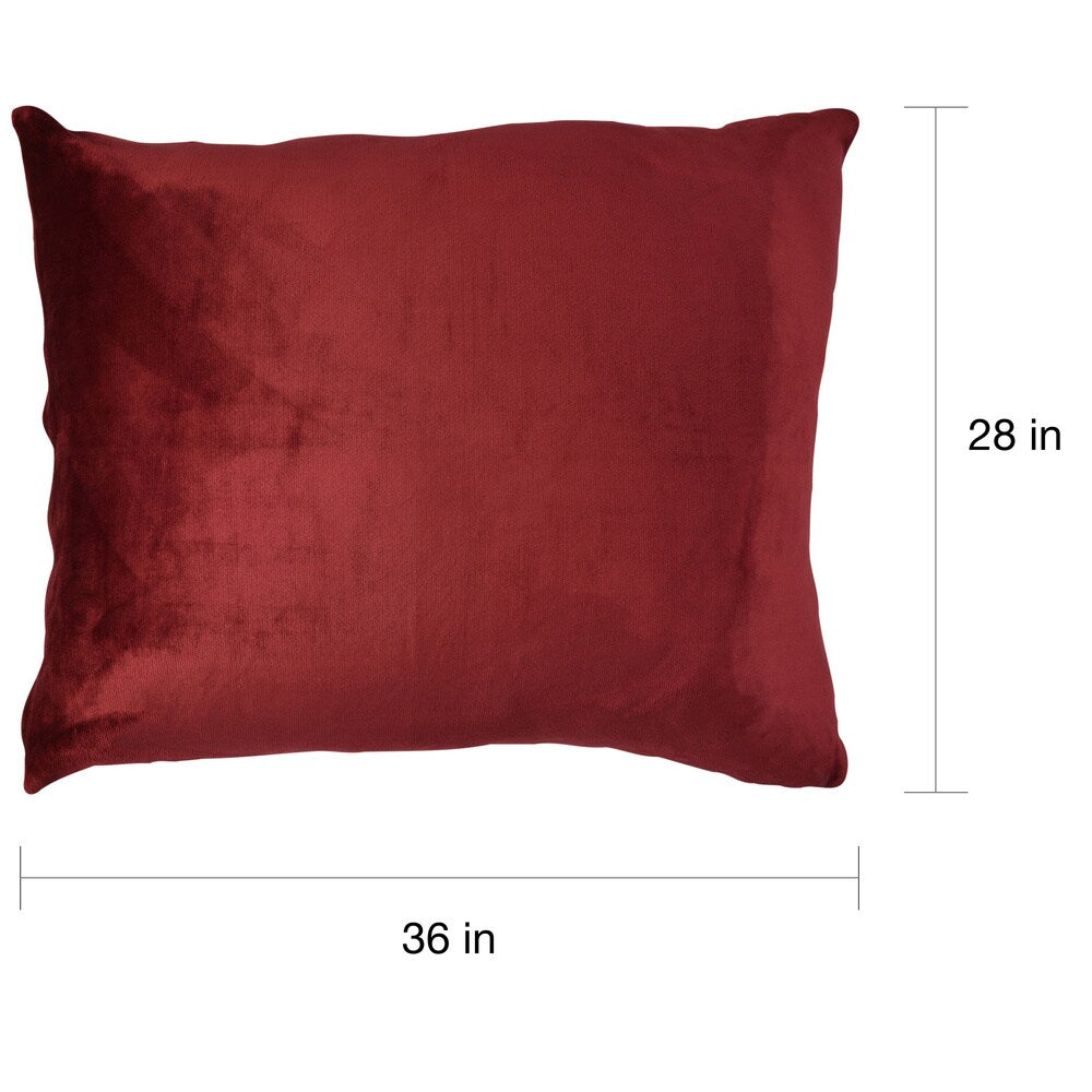 Oversized Plush Reversible Floor Cushion (28 x 36 inches)