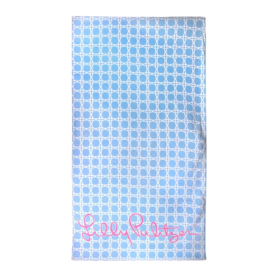 Oversized Pool/Beach Towel, 40 x 70, Large Terry Cloth Towel for Adults, Blue Caning