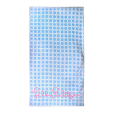 Oversized Pool/Beach Towel, 40 x 70, Large Terry Cloth Towel for Adults, Blue Caning