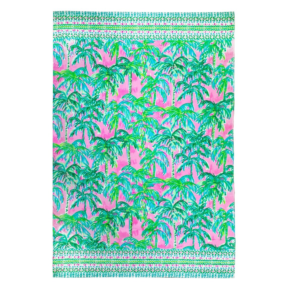 Oversized Pool/Beach Towel, 40 x 70, Large Terry Cloth Towel for Adults, Blue Caning