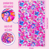 Oversized Pool/Beach Towel, 40 x 70, Large Terry Cloth Towel for Adults, Blue Caning