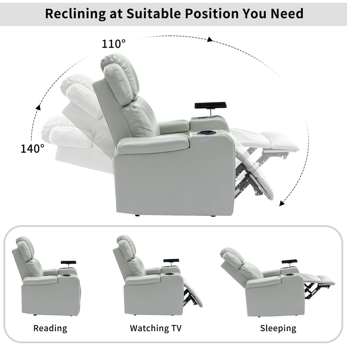 Oversized Recliner Chair Sofa Lift Recliner Chair Home Theater Recliner