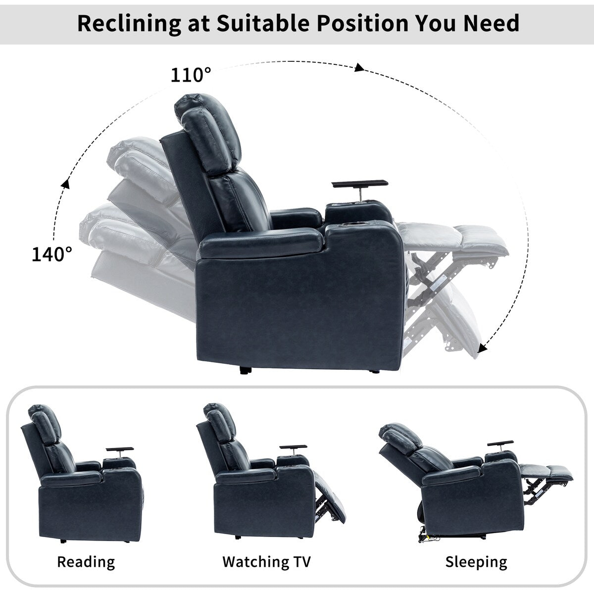 Oversized Recliner Chair Sofa Lift Recliner Chair Home Theater Recliner