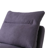 Overstuffed Accent Chair with Ottoman