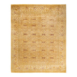 Overton Handknotted Wool Traditional Oriental Ivory Area Rug - 8' x 10'