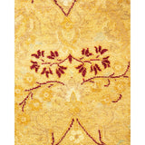 Overton Handknotted Wool Traditional Oriental Ivory Area Rug - 8' x 10'