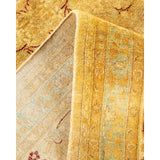 Overton Handknotted Wool Traditional Oriental Ivory Area Rug - 8' x 10'