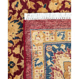Overton Handknotted Wool Traditional Oriental Red Area Rug - 6' x 9'