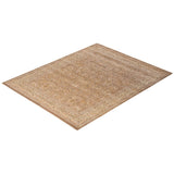 Overton Hand Knotted Wool Vintage Inspired Traditional Mogul Beige Area Rug - 8 x 10