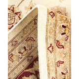 Overton Hand Knotted Wool Vintage Inspired Traditional Mogul Ivory Area Rug - 8 x 10
