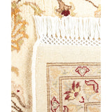 Overton Hand Knotted Wool Vintage Inspired Traditional Mogul Ivory Area Rug - 8 x 10
