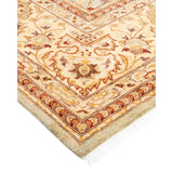 Overton Hand Knotted Wool Vintage Inspired Traditional Mogul Ivory Area Rug - 8 x 10