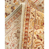 Overton Hand Knotted Wool Vintage Inspired Traditional Mogul Ivory Area Rug - 8 x 10