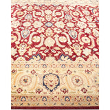 Overton Hand Knotted Wool Vintage Inspired Traditional Mogul Red Area Rug - 8 x 10
