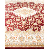 Overton Hand Knotted Wool Vintage Inspired Traditional Mogul Red Area Rug - 8 x 10