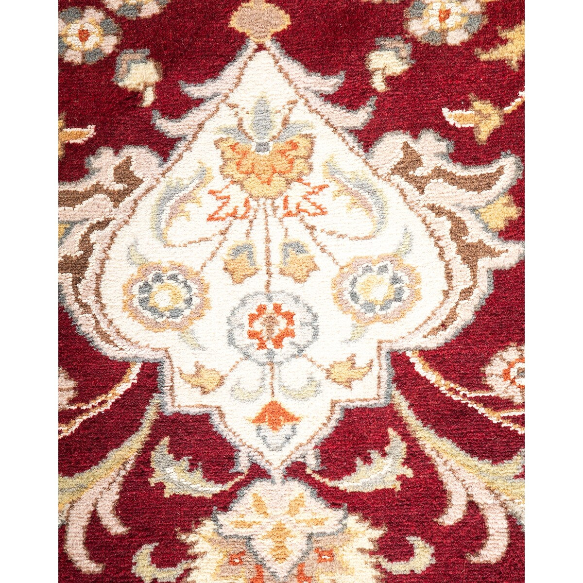 Overton Hand Knotted Wool Vintage Inspired Traditional Mogul Red Area Rug - 8 x 10