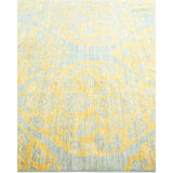 Overton Hand Knotted Wool Vintage Inspired Modern Contemporary Eclectic Light Blue Area Rug - 5' 1" x 7' 10"