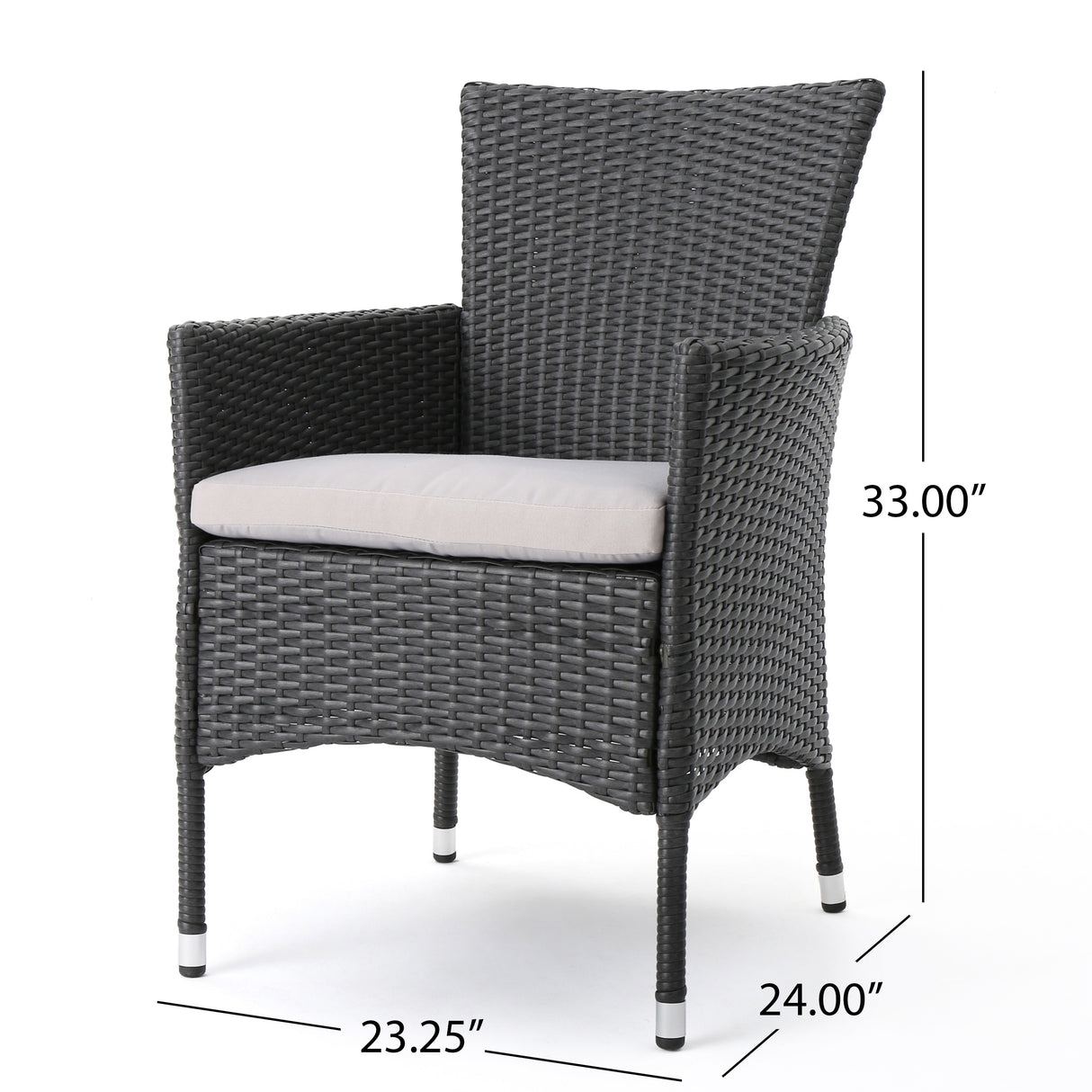 Owen Aluminum Wicker Outdoor 6-piece Dining Set by Christopher Knight Home