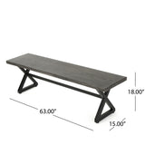 Owen Aluminum Wicker Outdoor 6-piece Dining Set by Christopher Knight Home