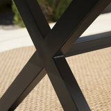 Owen Aluminum Wicker Outdoor 6-piece Dining Set by Christopher Knight Home