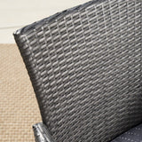 Owen Aluminum Wicker Outdoor 6-piece Dining Set by Christopher Knight Home