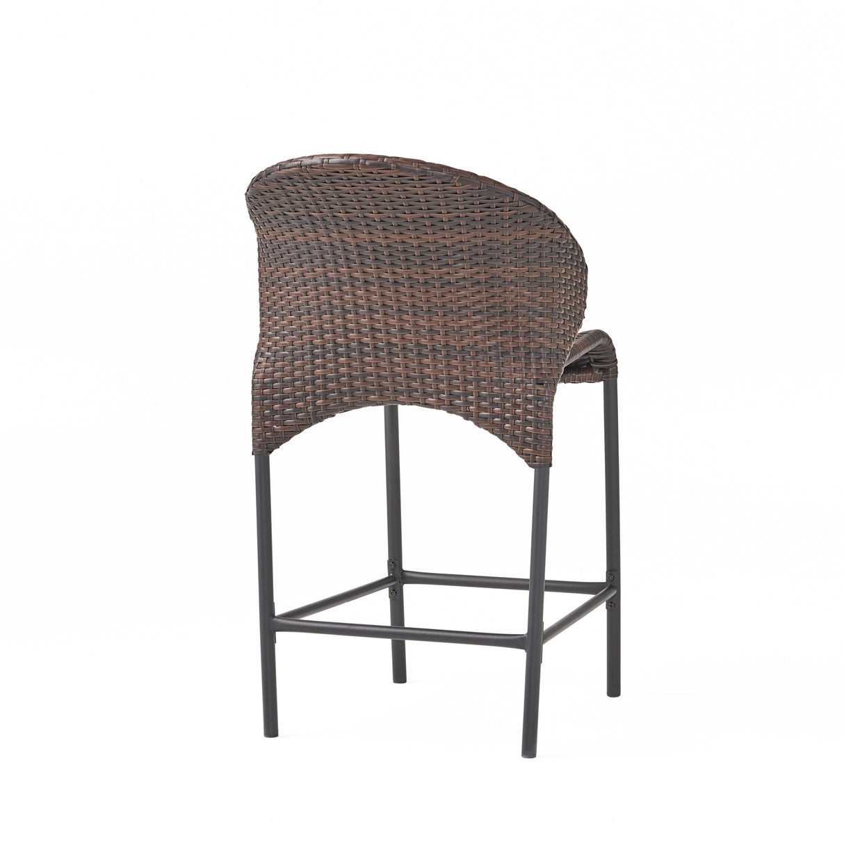 Oyster Bay Outdoor Wicker Counter Stool (Set of 4) by Christopher Knight Home