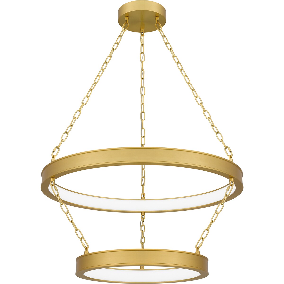 Ozara Integrated LED Antique Brass Pendant Light