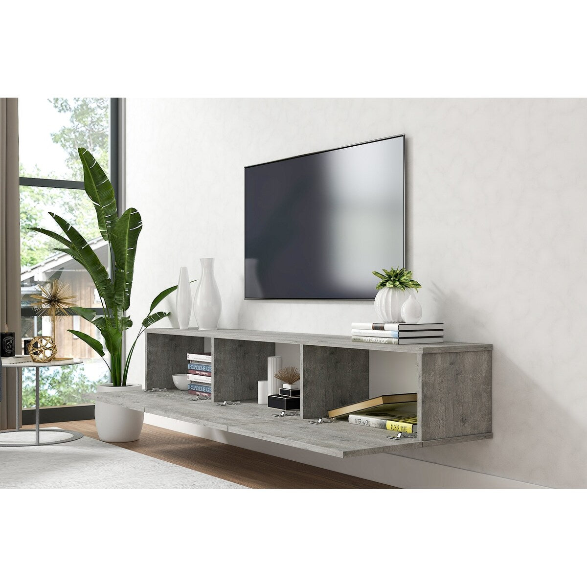 KybeleDecor Ozge 71 TV Stand Media Storage Console