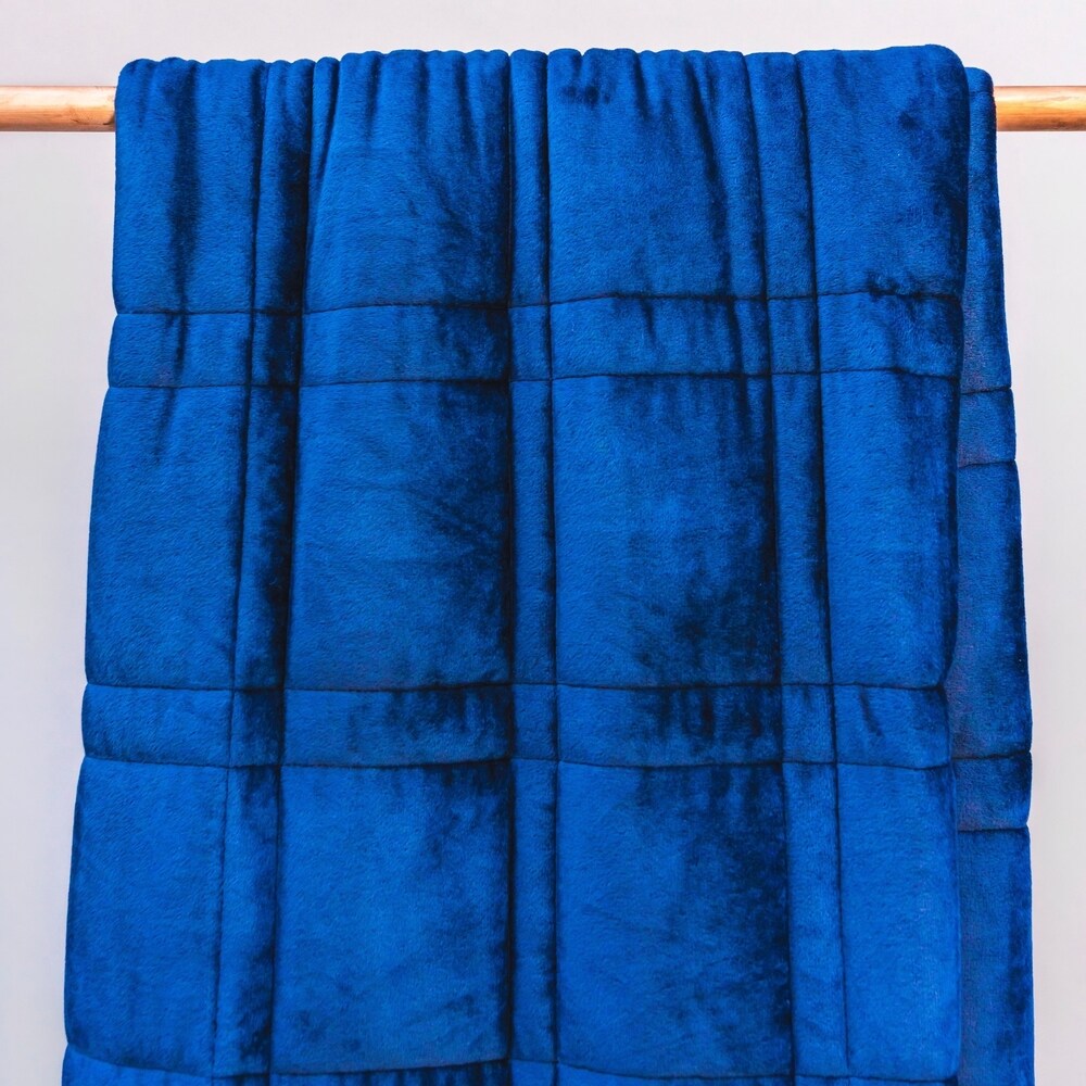 P&R Ultra Plush Minky Weighted Blanket
