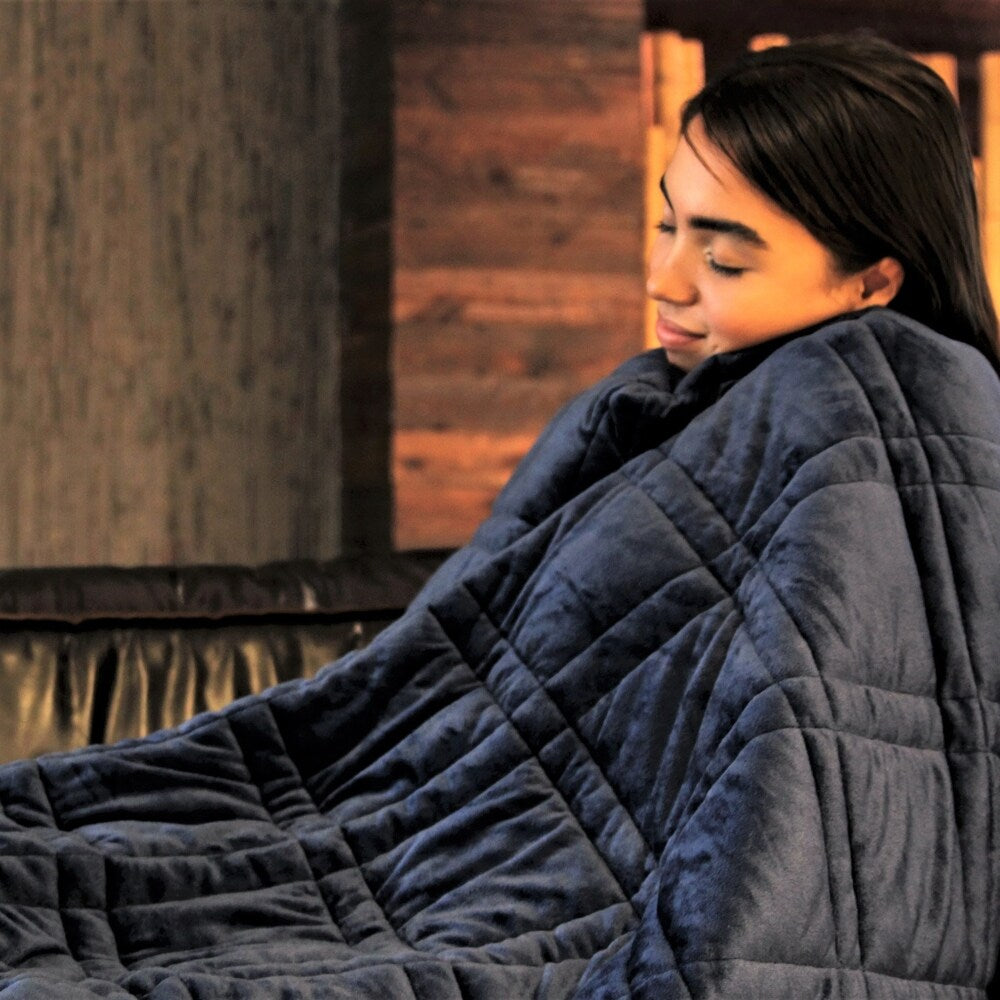P&R Ultra Plush Minky Weighted Blanket