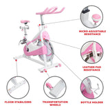 P8150 Pink Belt Drive Premium Indoor Cycling Bike
