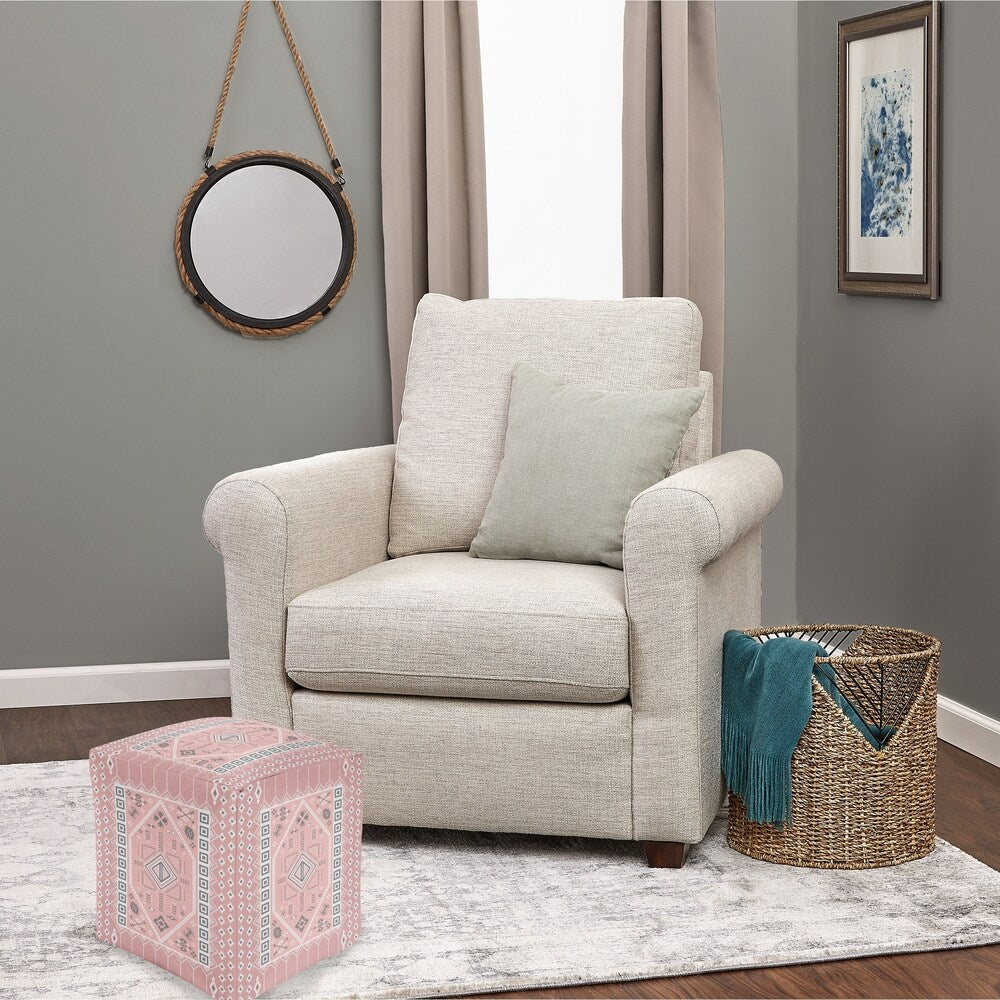 PAC PINK Square Pouf By Kavka Designs