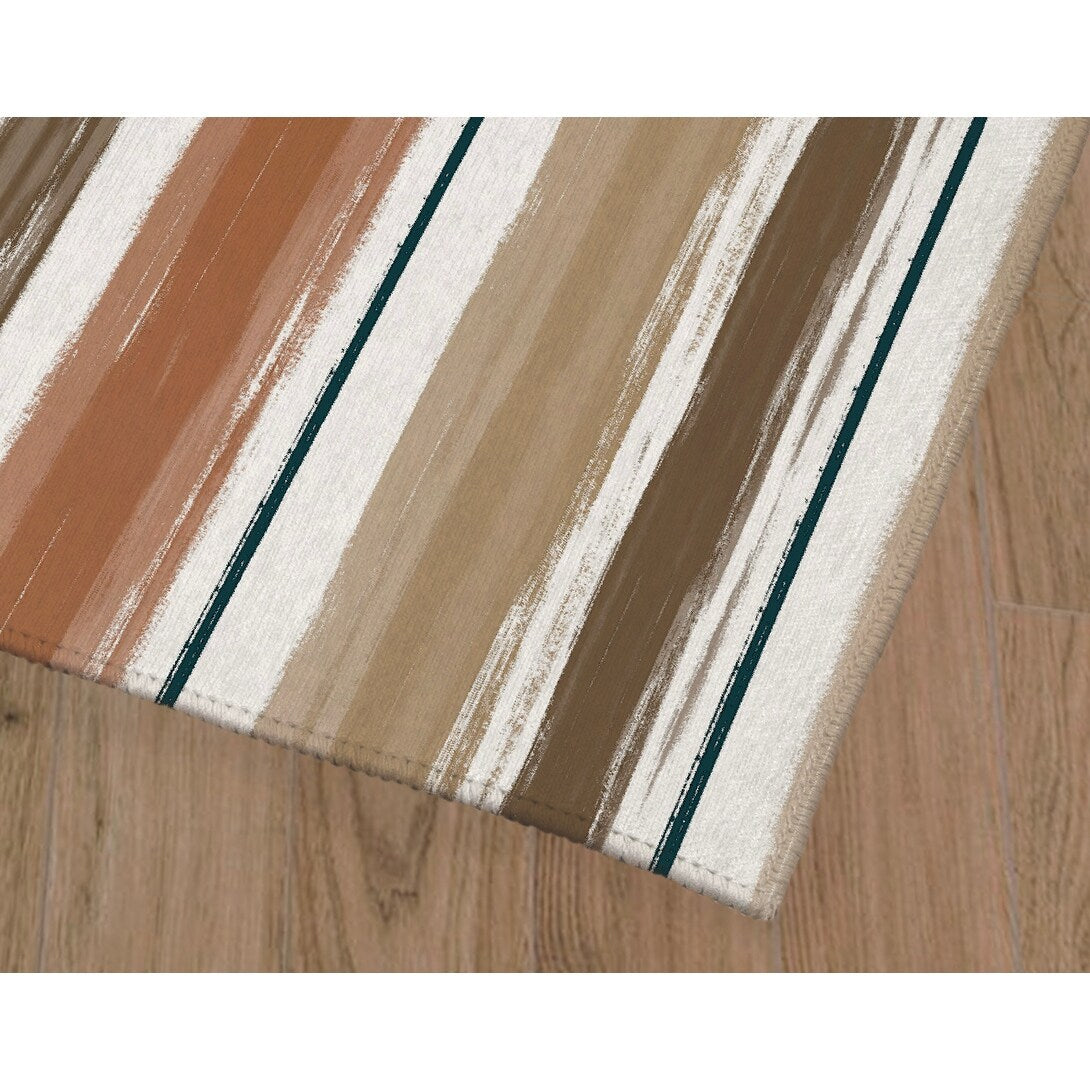 PAINTED STRIPES TERRACOTTA Outdoor Rug By Kavka Designs