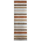 PAINTED STRIPES TERRACOTTA Outdoor Rug By Kavka Designs