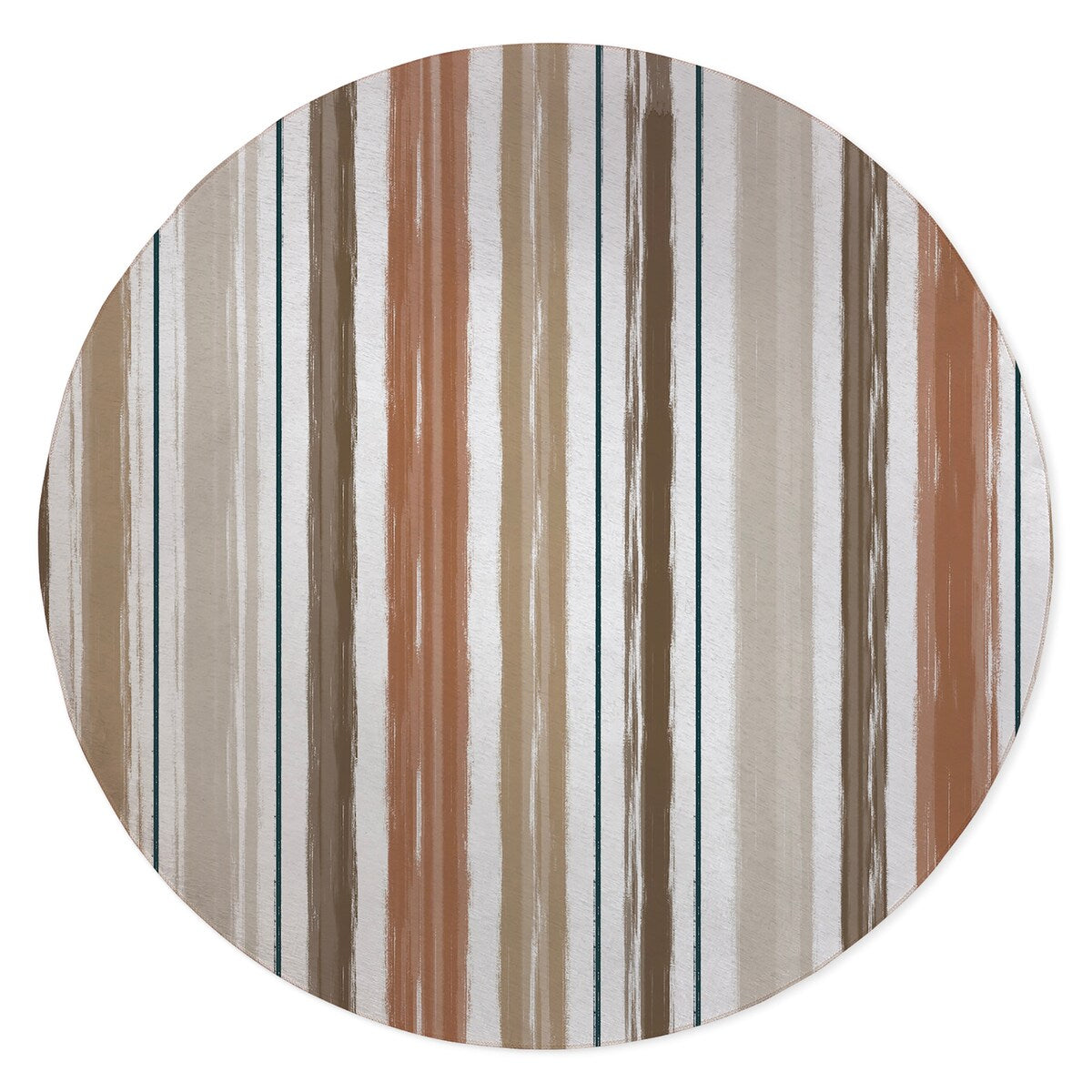 PAINTED STRIPES TERRACOTTA Outdoor Rug By Kavka Designs