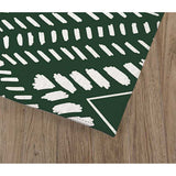 PALM CHEVRON GREEN Laundry Mat By Kavka Designs