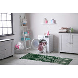 PALM CHEVRON GREEN Laundry Mat By Kavka Designs