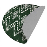 PALM CHEVRON GREEN Laundry Mat By Kavka Designs