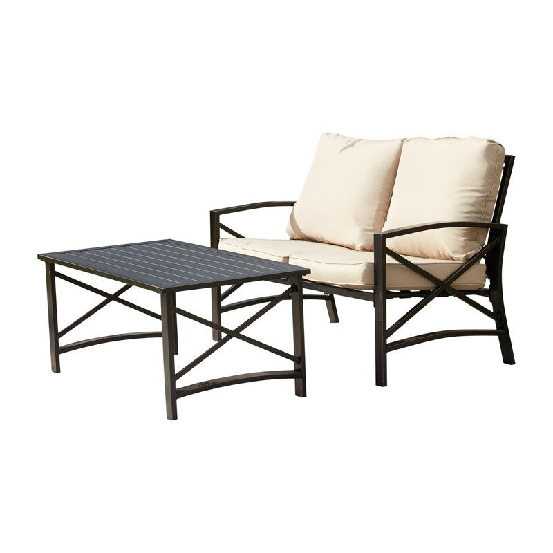 PATIO FESTIVAL 4-Person Outdoor Conversation Set with Cushions