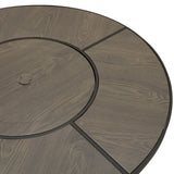 PATIO FESTIVAL 50000 BTU Propane Fire Pit Table with Lava Stone
