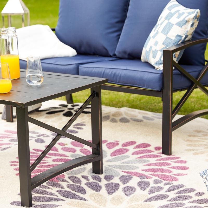 PATIO FESTIVAL 4-Person Outdoor Conversation Set with Cushions
