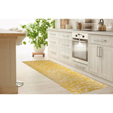 PAVIA YELLOW Kitchen Mat by Kavka Designs