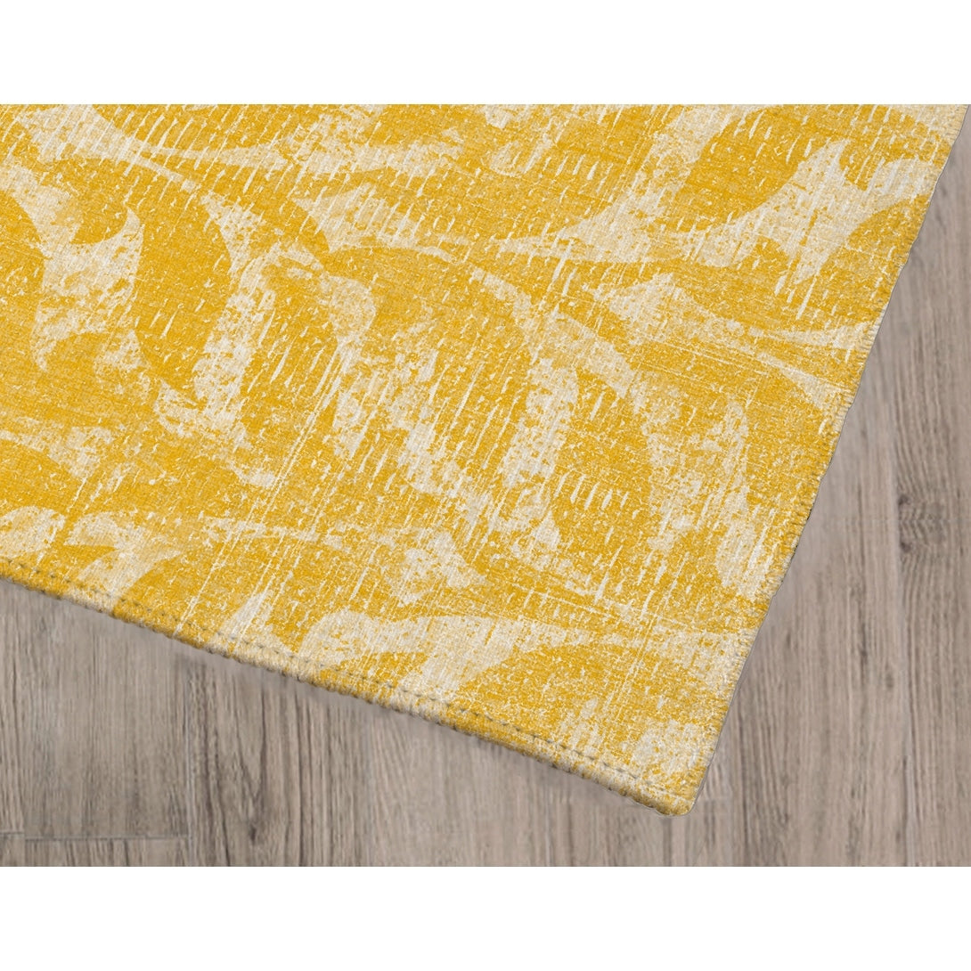 PAVIA YELLOW Kitchen Mat by Kavka Designs