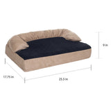 PAW Orthopedic Memory & Orthopedic 5" Foam Pet Bed with Bolster