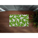PEACE DOVES KIWI with Rubberized non-slip Backing Indoor|Outdoor Mat By Kavka Designs